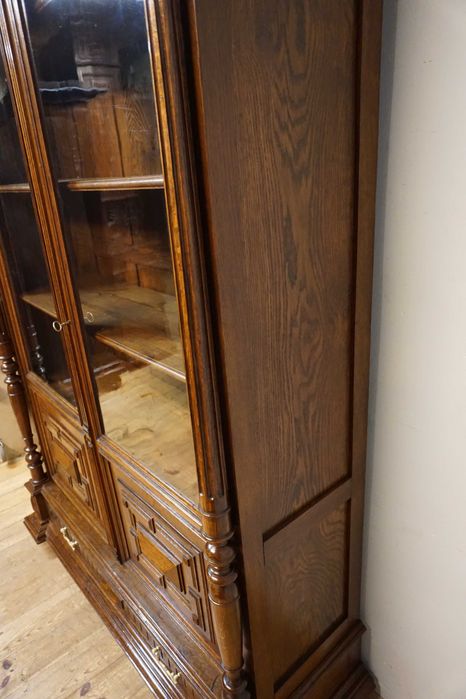 Wysoka Eklektyczna Biblioteka Francuska PO RENOWACJI