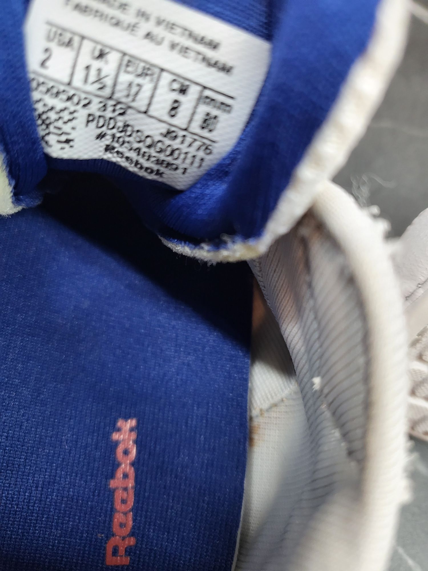 Buciki reebok rozmiar 17