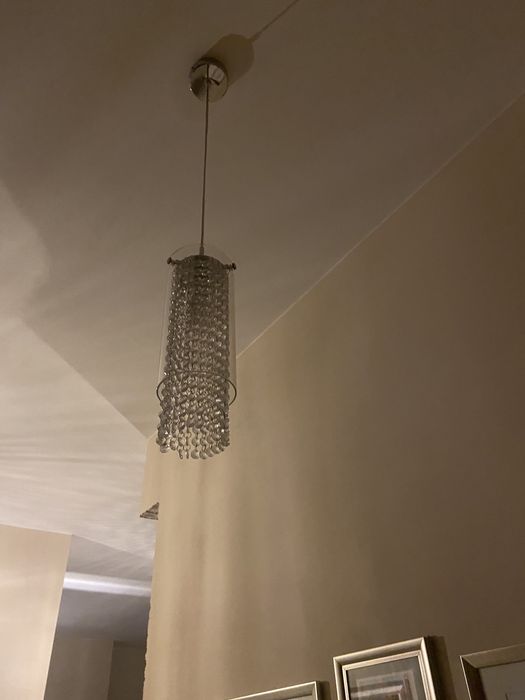 Lampa wisząca z krysztalkami cena za 5 szt.