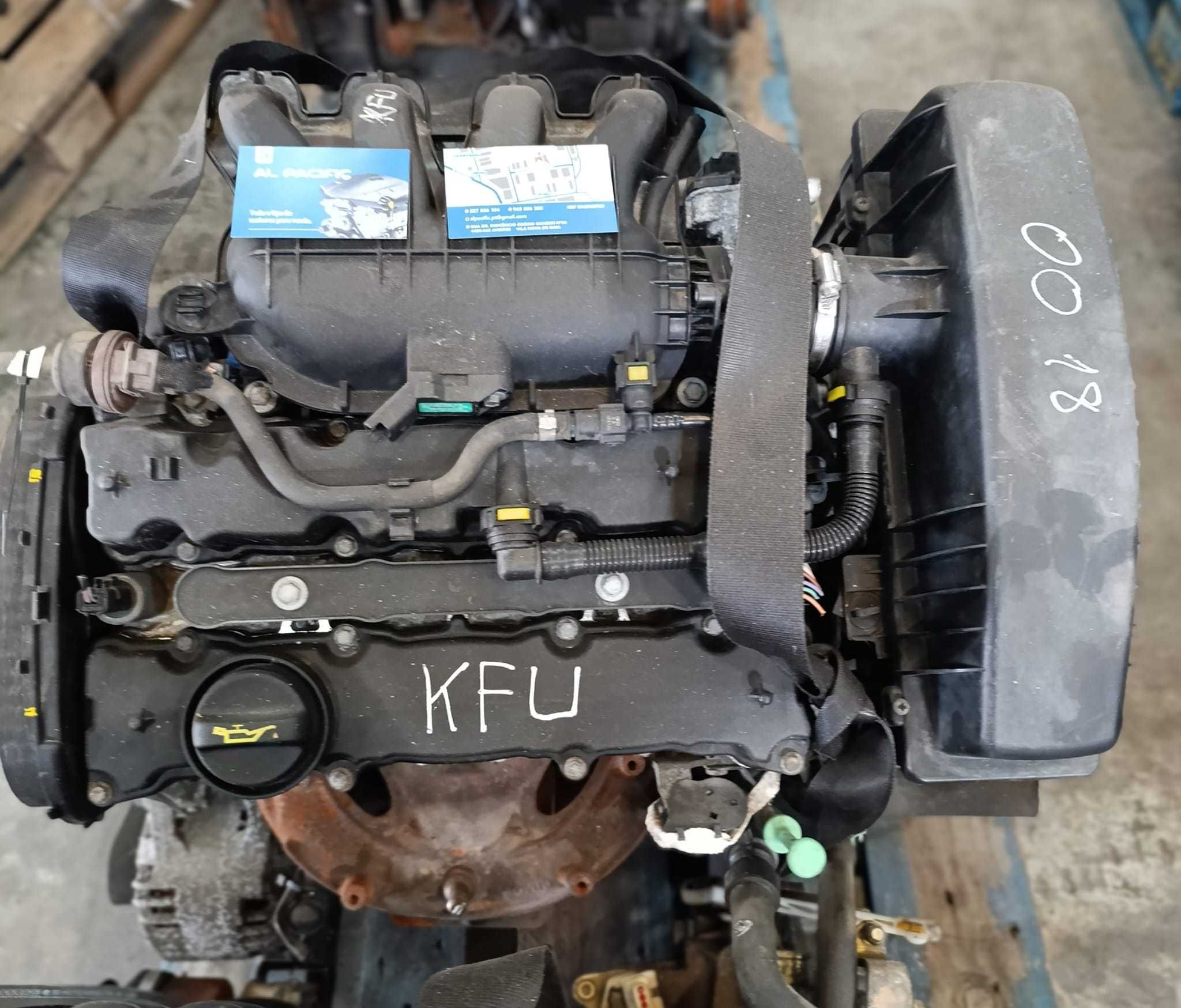 Motor usado Citroen/Peugeot 207/307 1.4 16v Ref. KFU