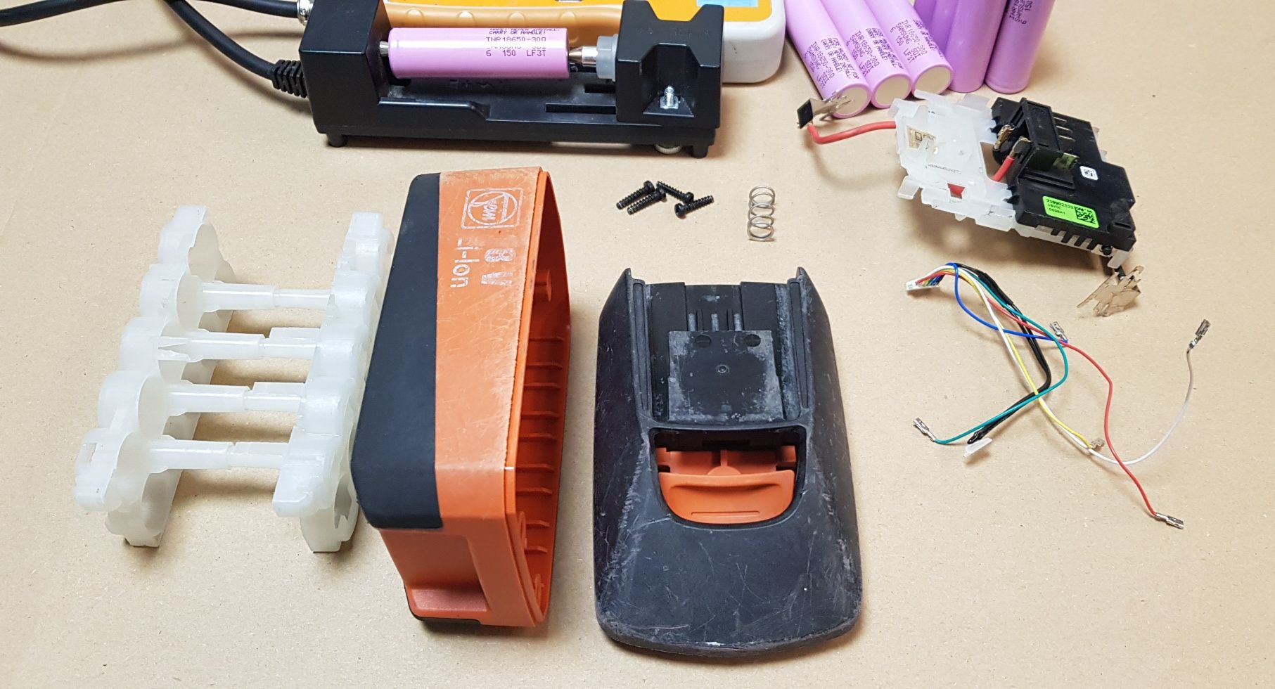 Fein 18V high power 5,2Ah 6Ah elektronika,obudowa itd.
