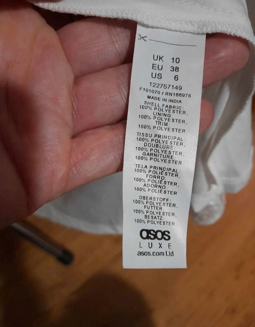 Śliczna maxi sukienka gorsetowa ASOS zdobiona cekiny bufiaste rękawki