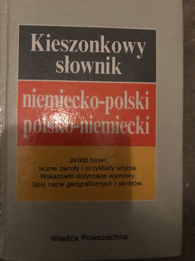 Kieszonkowy słownik niemiecko-polski, polsko-niemiecki