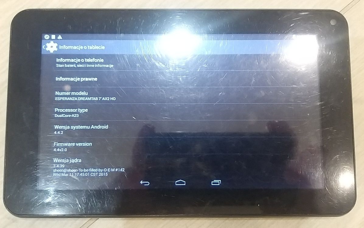 Tablet Esperanza DREAMTAB 7 3G AX2 HD 512Mb/4GB