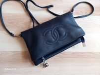 Chanel vintage elegancka torebka na ramię