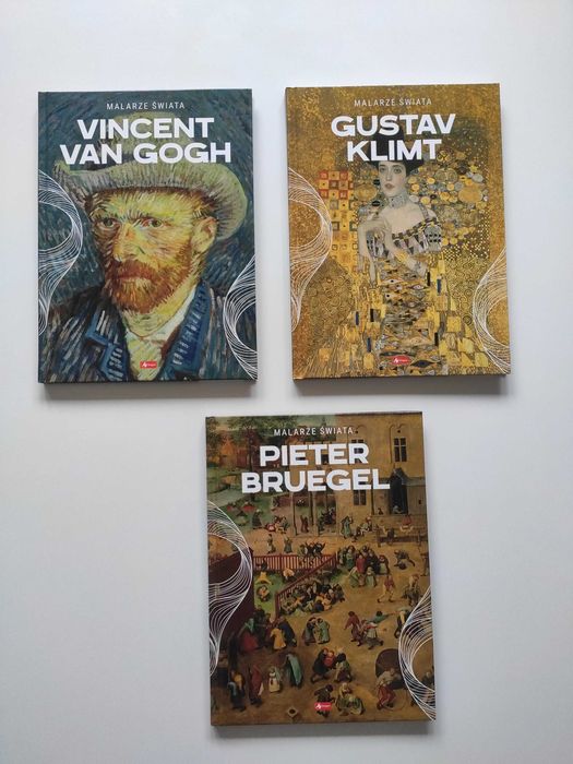 Malarze świata, zestaw książek - Klimt, van Gogh, Bruegel nowe