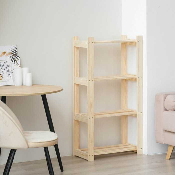 Стелаж дерев'яний Деревянный стеллаж Єтажерка Поличка з дерева