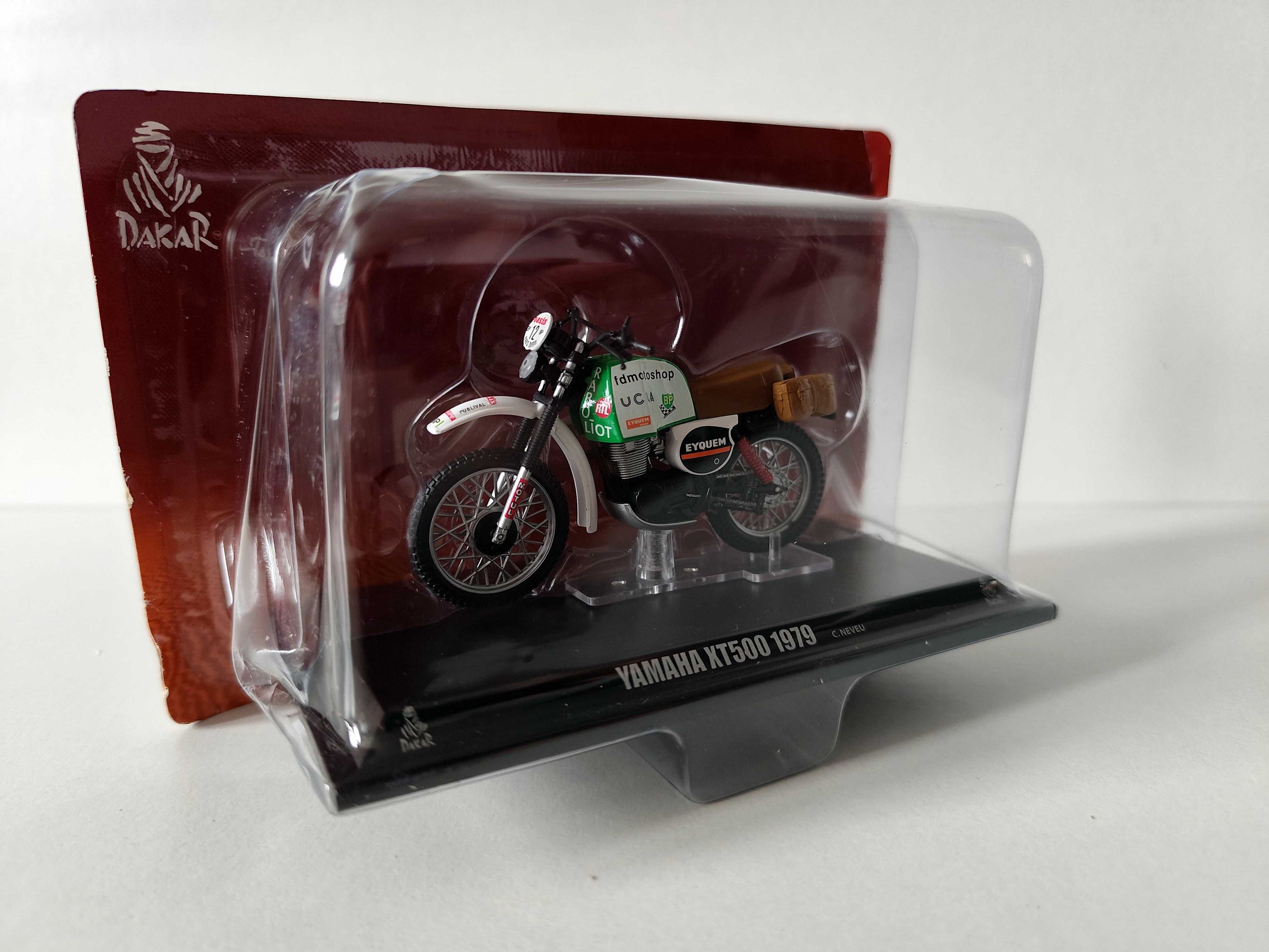 Yamaha XT500 Paris Dakar 1979 C. Neveu DeAGOSTINI Motocykl 1:24