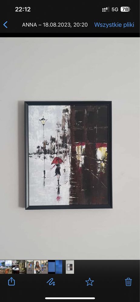 Obraz „Paryż w deszczu”