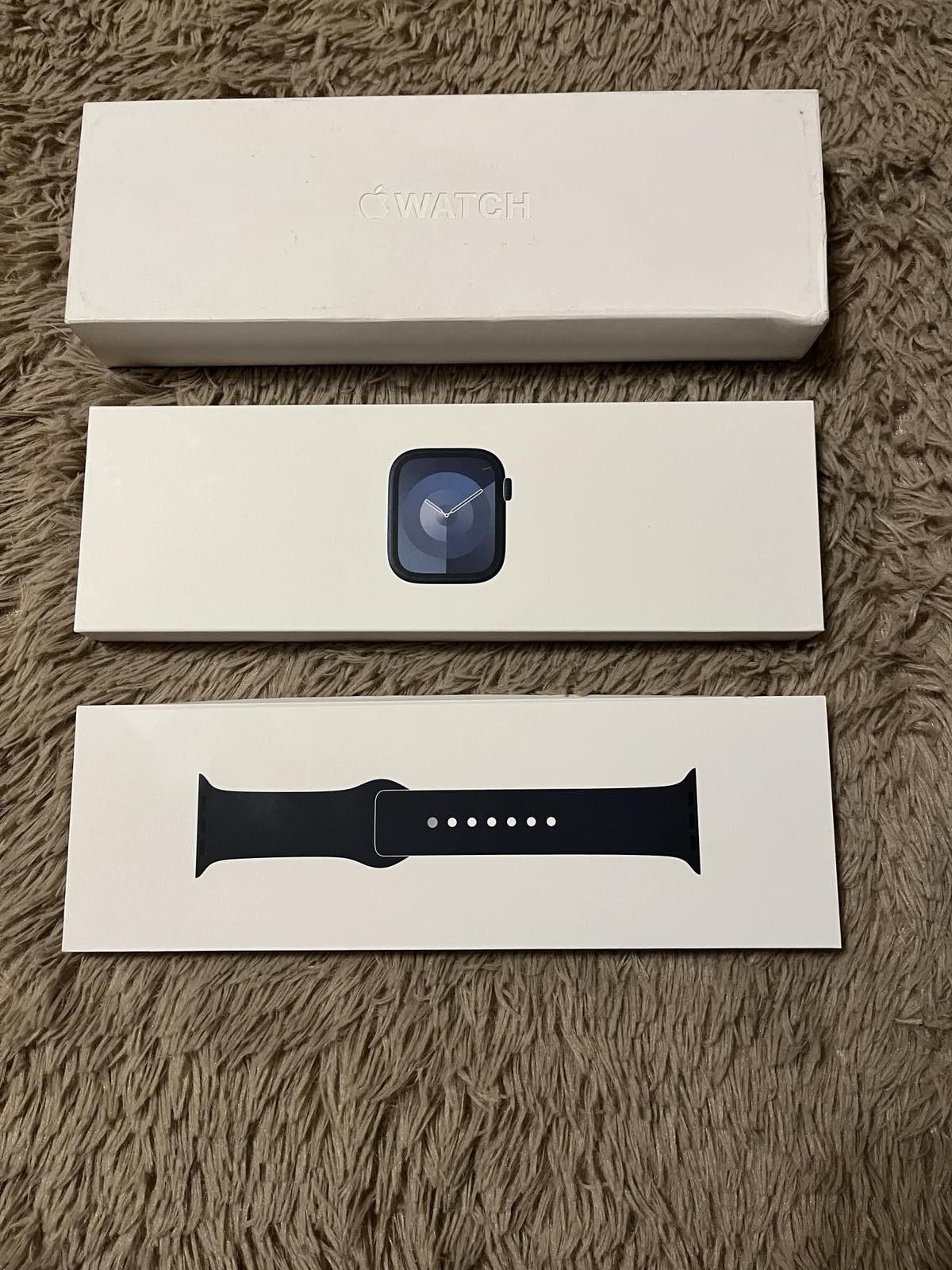 Apple Watch Series 9 GPS 45mm Midnight Aluminum Case M/L