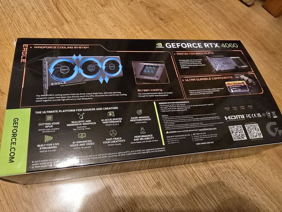 Karta graficzna GeForce RTX 4060 EAGLE OC na Gwarancji