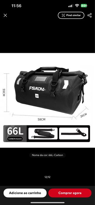 Saco de bagagem - 60 L