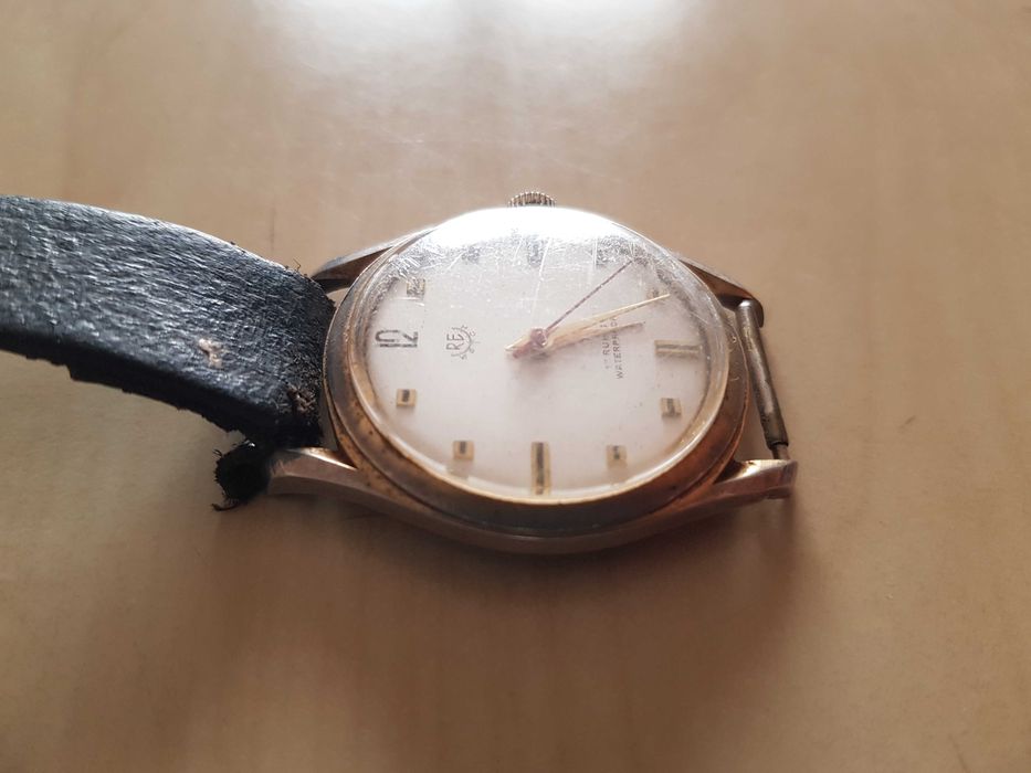 Zegarek nareczny zabytkowy antyk vintage RE WATCH 17 RUBIS Automat