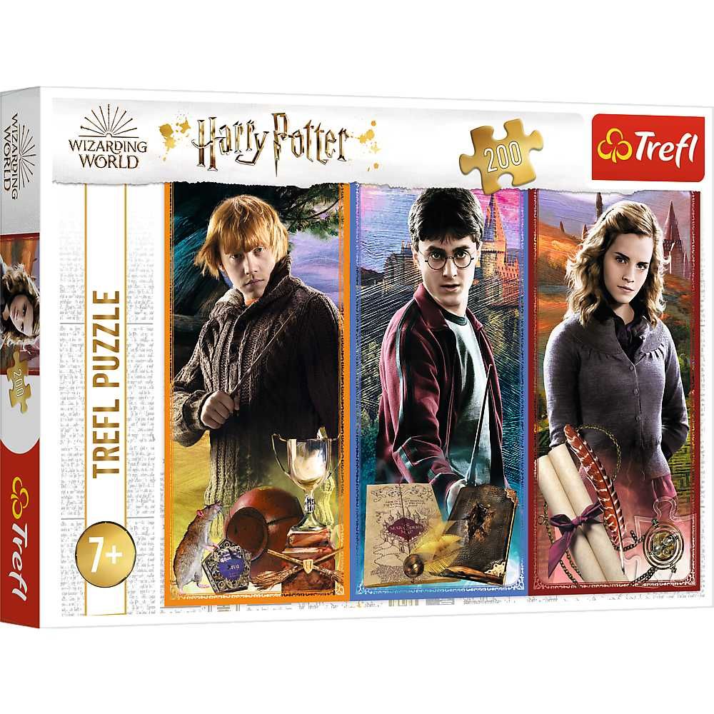 Trefl Puzzle 200 el. Harry Potter w świecie magii i czarów 13277