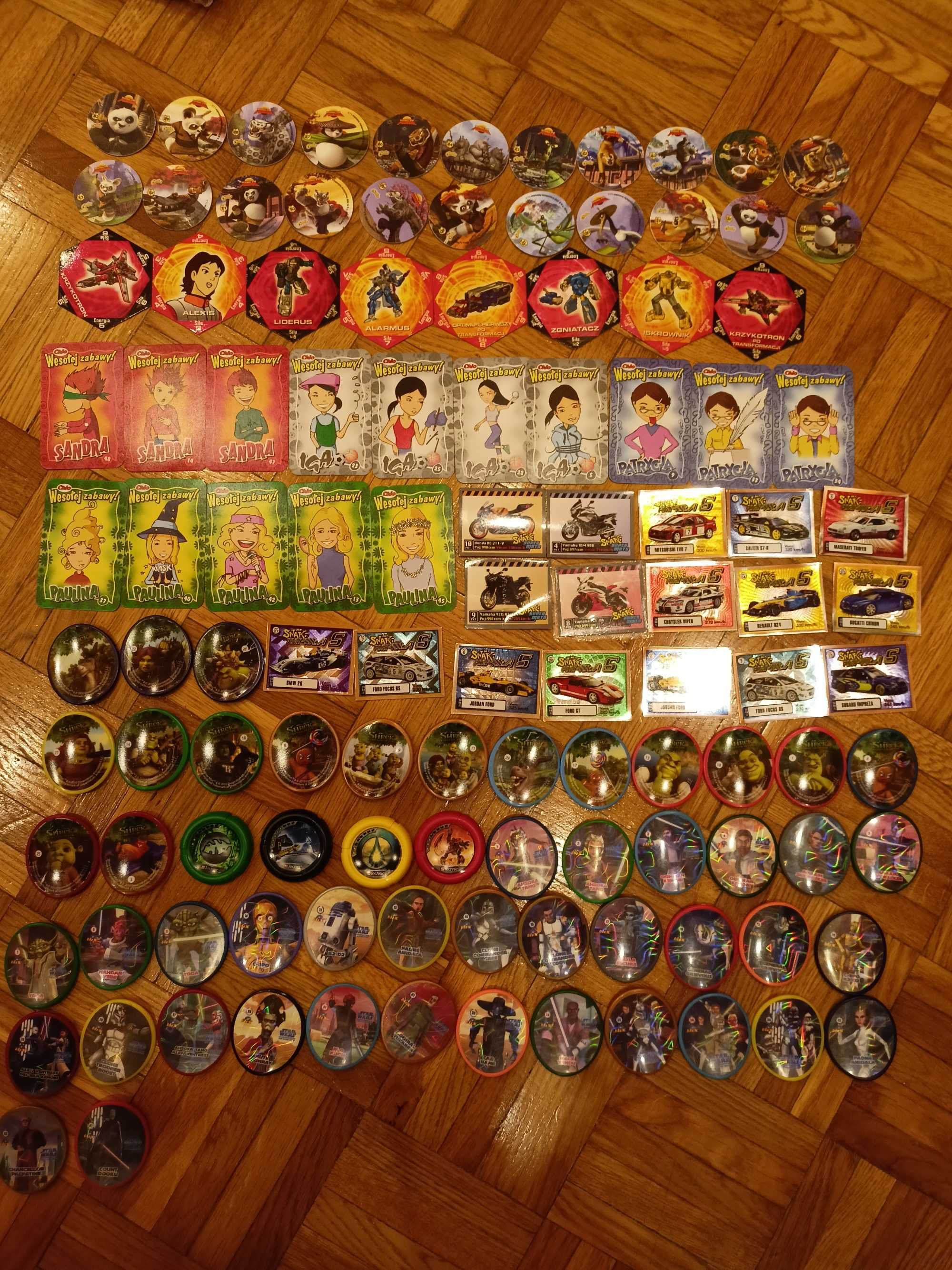 Dodatki do chipsów: tazo, yu-gi-oh, dragon ball,wielkie bitwy,chipicao