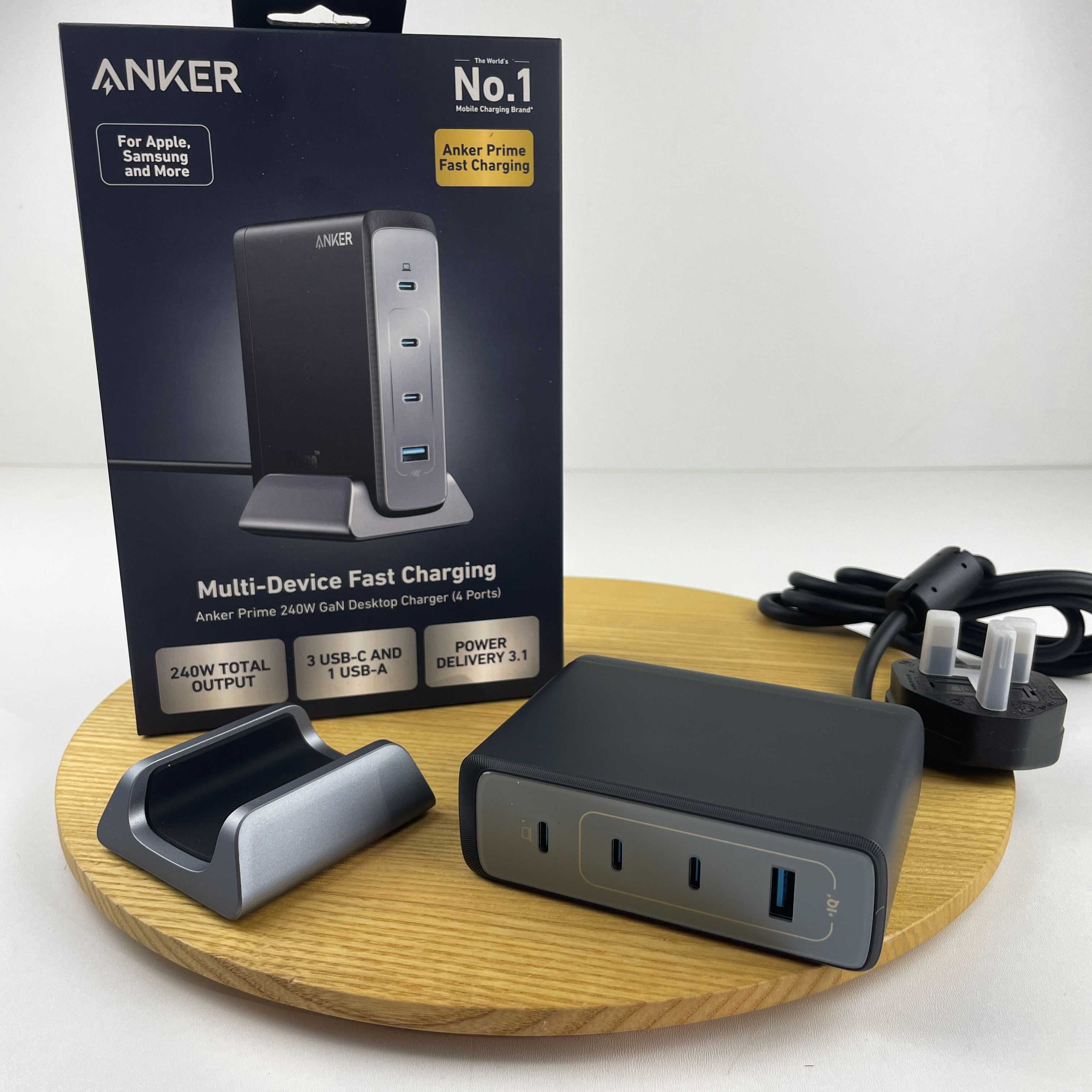 Зарядка Anker Gan Prime 240w PD3.1 оригинал