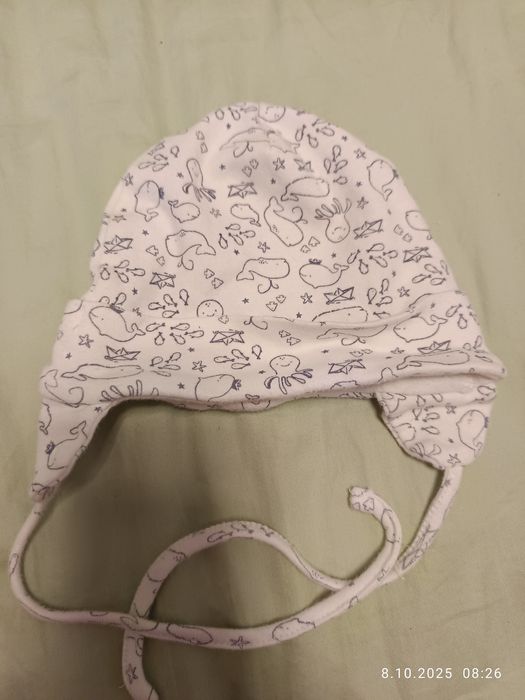Czapka wiązana 48-50