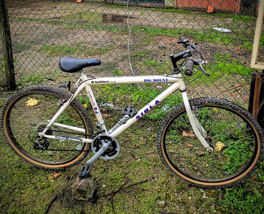 Bicicleta shimano branca