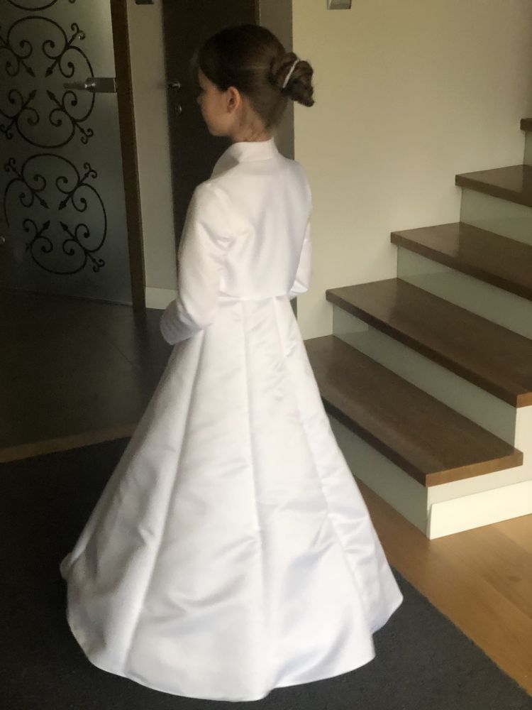 Sukienka Alba - cudeńko z satyny ślubnej