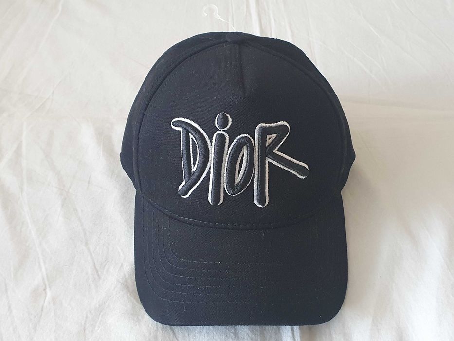 NOWA czapka z daszkiem Christian Dior snapback CD czarna prezent