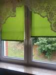 2 rolety o wymiarach 57x150cm zielone