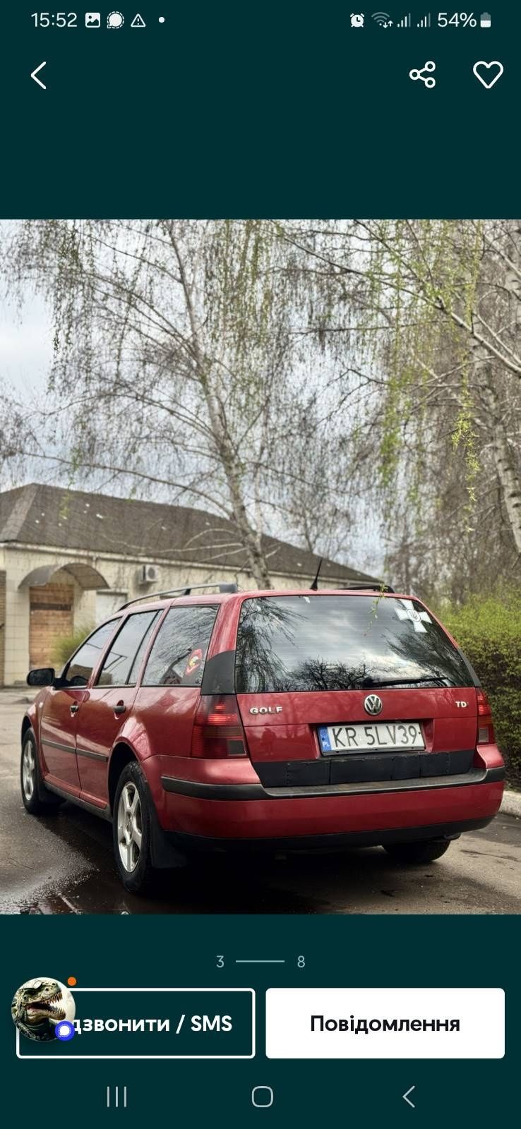 Продам WV GOLF 1.9 tdl