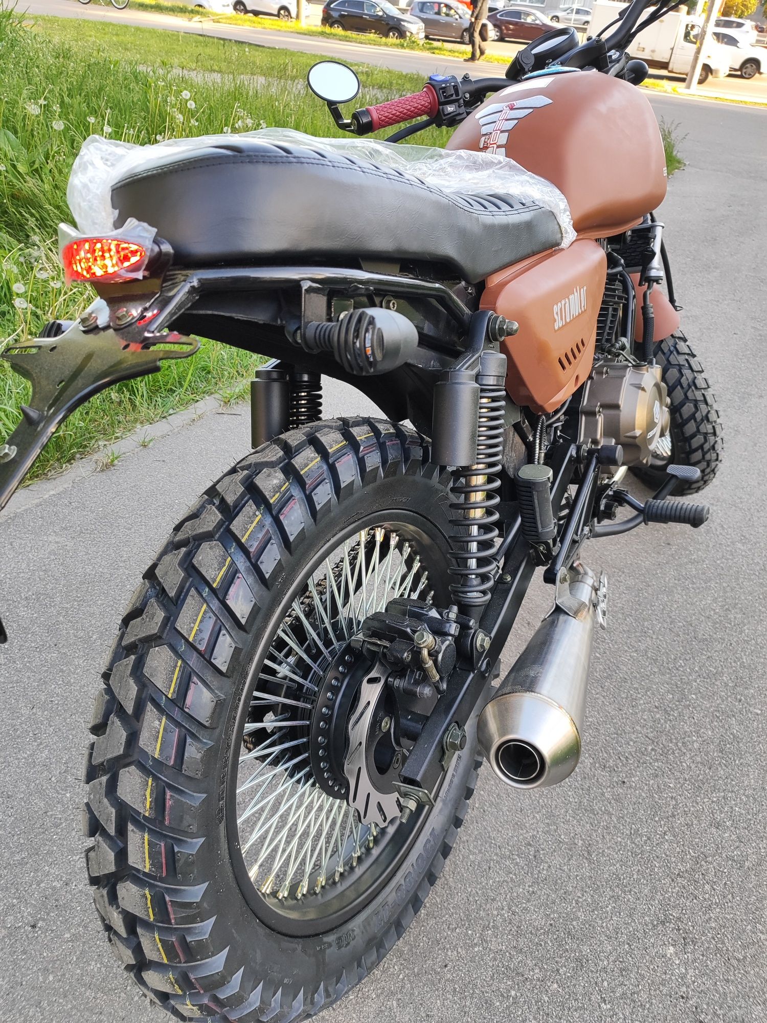 Мотоцикл GEON SCRAMBLER 200 (17/17)/Доставка/Кре