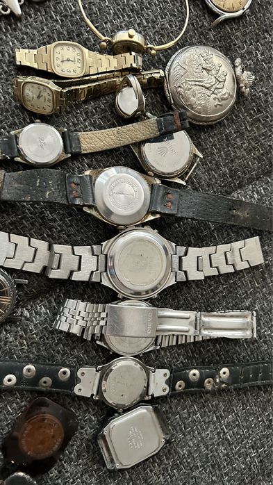 stare zegarki rozne zamienie  prl antyk starocie wykopki casio