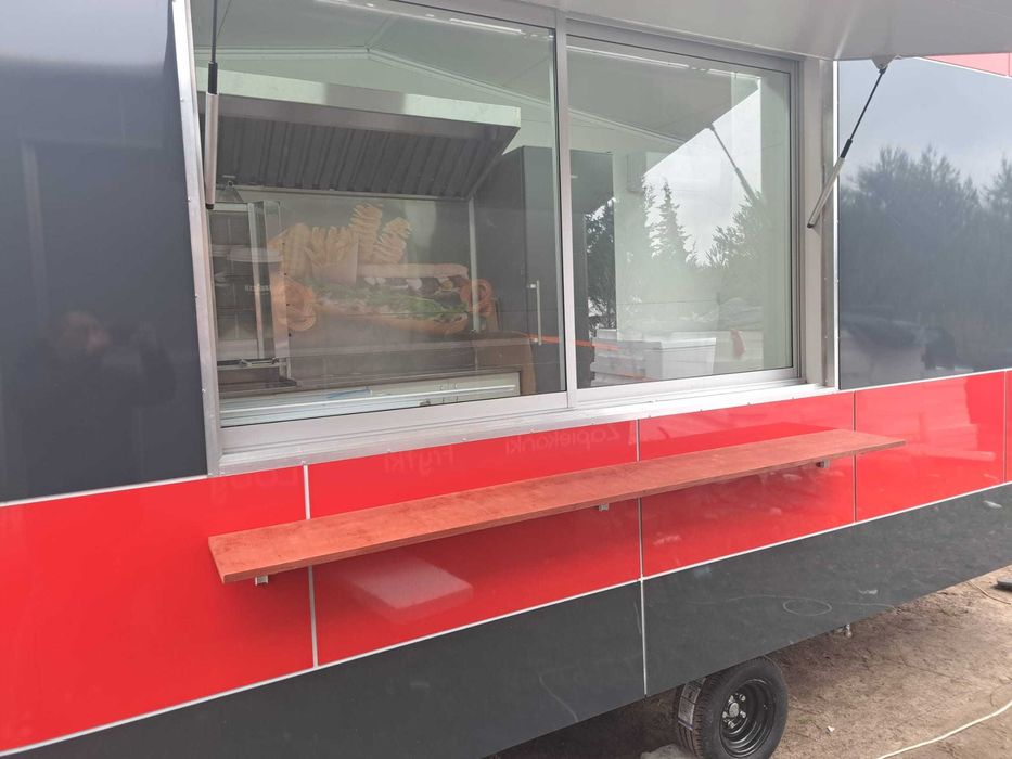 DUŻA Przyczepa gastronomiczna KEBAB wyposażona. Producent