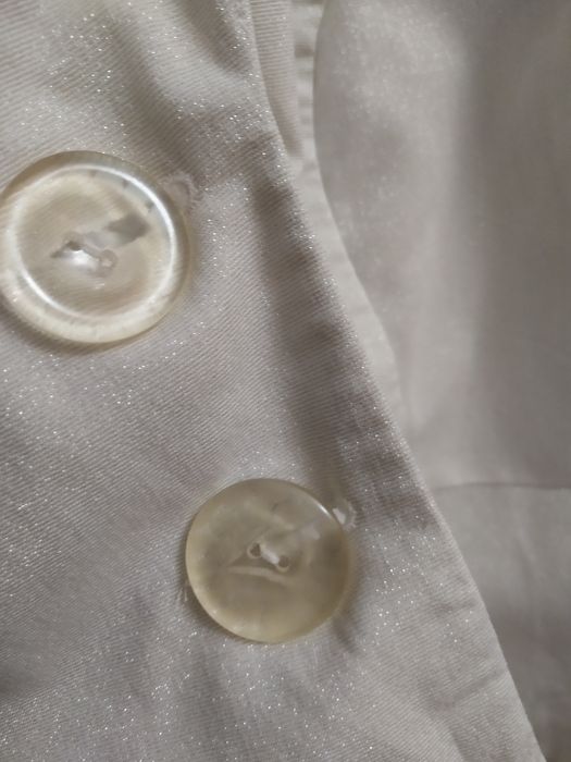 Andiamo żakiet  46 50 srebrzysty