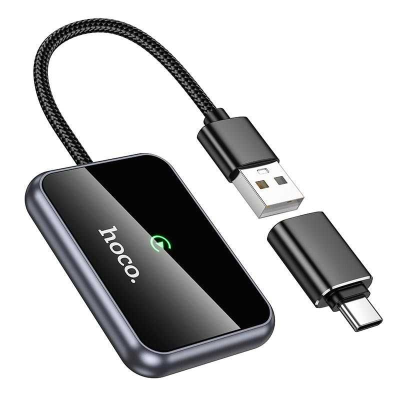 Адаптер HOCO HU1 Way car wireless CarPlay adapter беспроводной КарПлэй