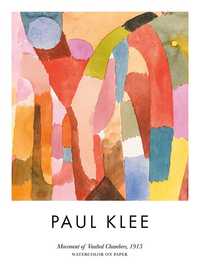 Plakat Paul Klee 50x70 Movement of Vaulted Chambers