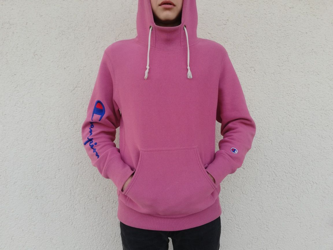 Bluza Champion Reverse Wear Big Script Hooded M