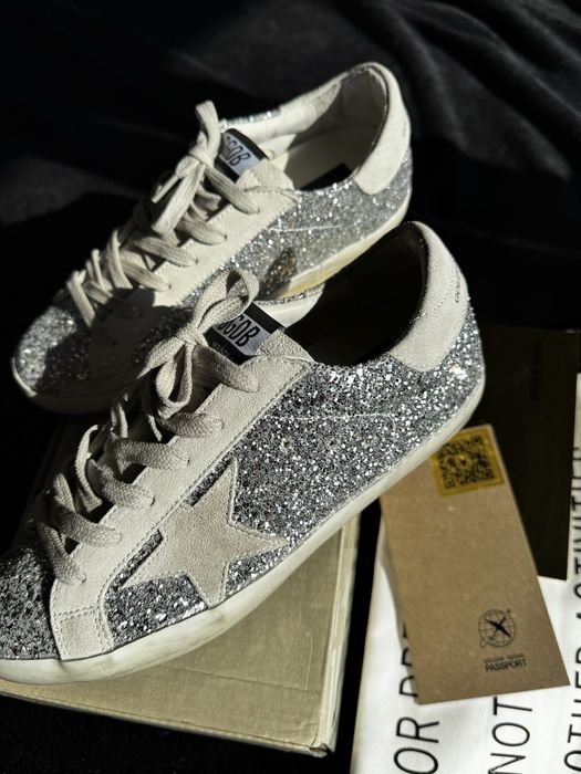 Кеди Golden Goose Silver Розмір 40 Голден Гус оригинал новые