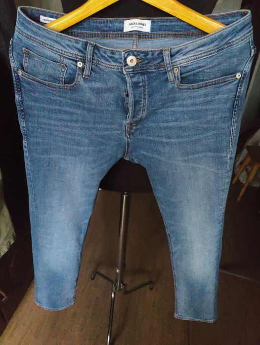 Джинсы Jack&jones Tim jeans Дания w34 stretch blue.