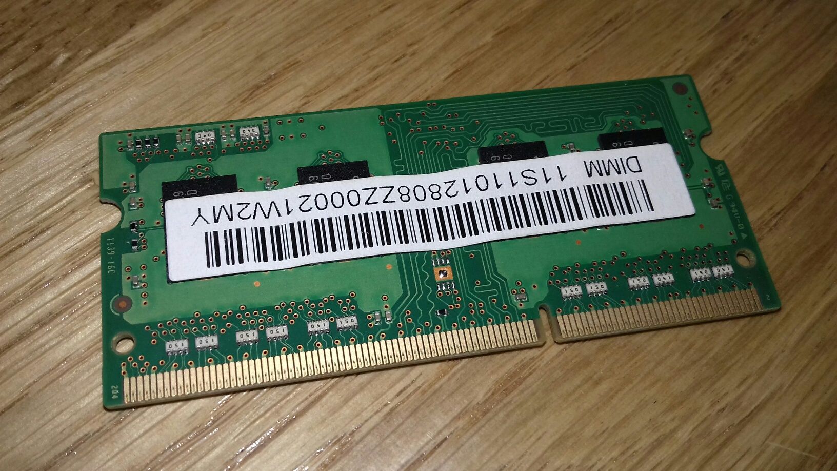 Пам'ять оперативна Samsung SODIMM DDR3-1333 2Gb PC3-10600