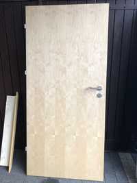 Drzwi drewniane wewnętrzne Porta ościeżnica regulowana 80 lewe