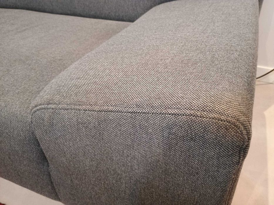 Kanapa szara do salonu - 240 cm