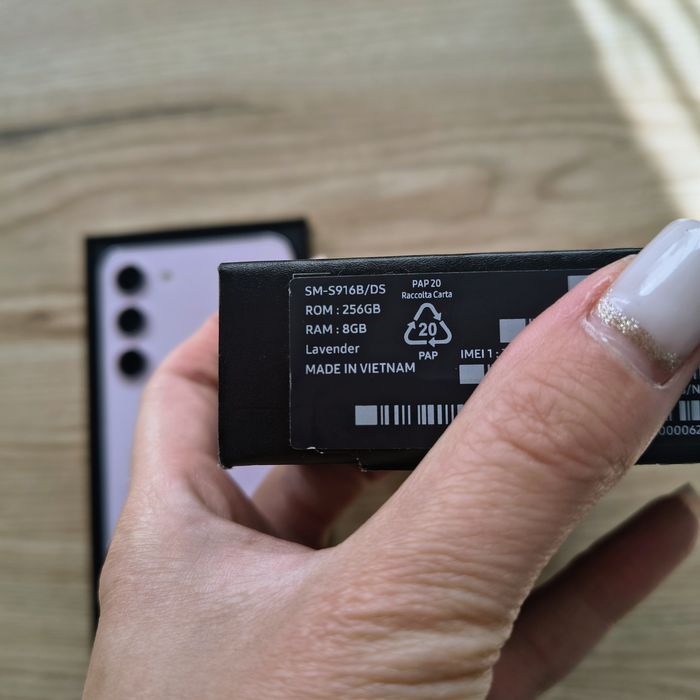 Telefon komórkowy Samsung Galaxy S23 plus lavender 8/256