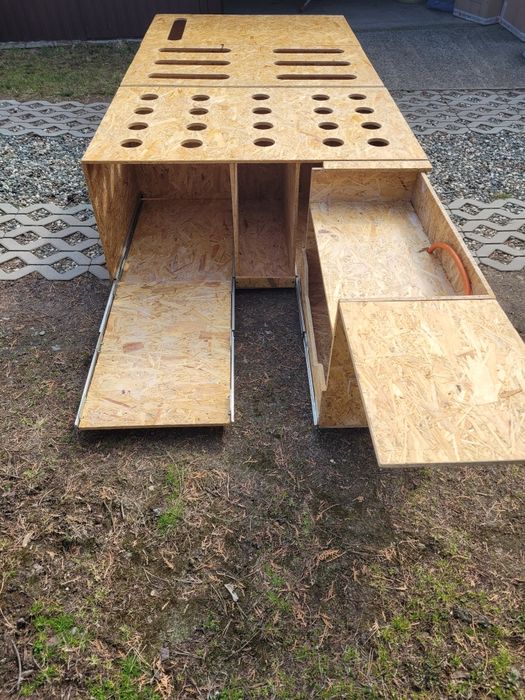 Zabudowa kamper van Caddy Maxi