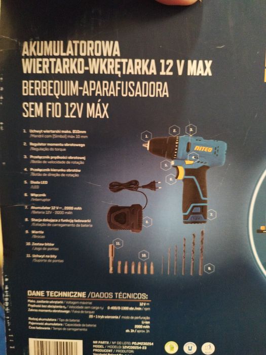 Akumulatorowa wiertarko-wkrętarka nowa cena