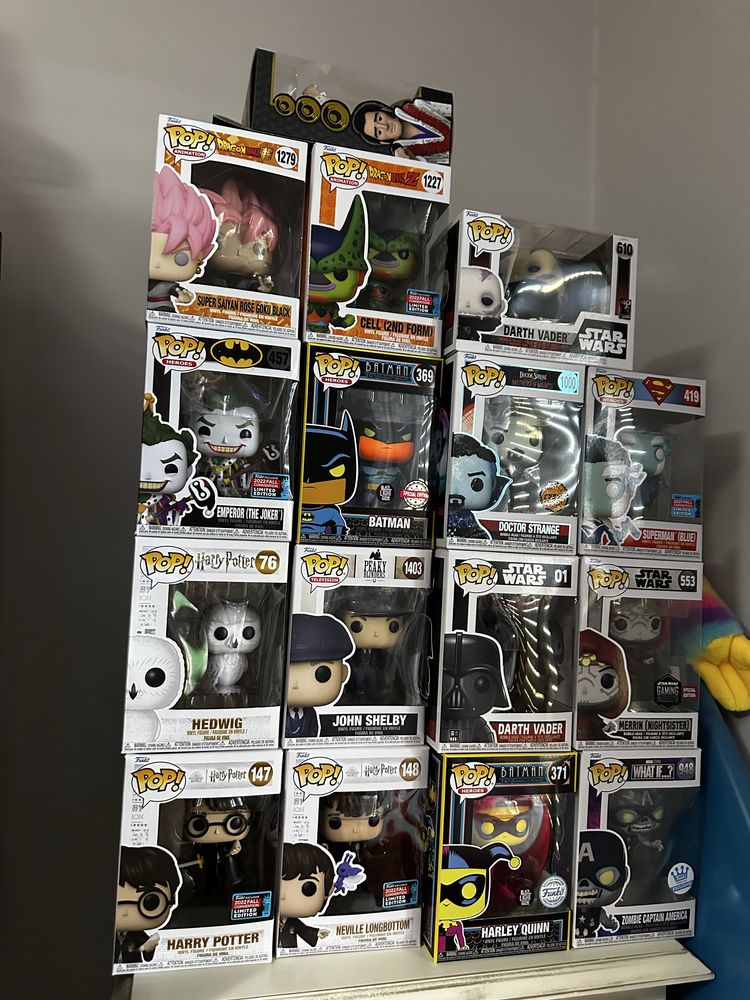 Coleção de Pop Figures