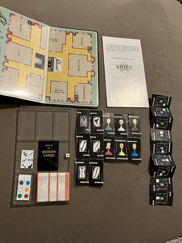 Cluedo? Magnetic Pocket Edition Waddingtons 1989 r