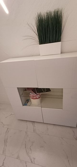 Komoda biała połysk 100cm