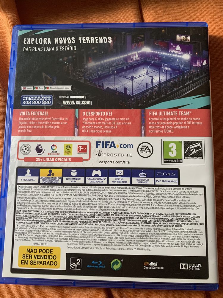 Jogo Fifa 2020 ps4