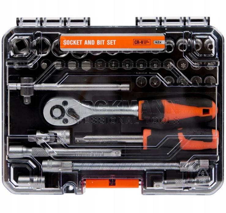 Werckmann zestaw narzędzi  nasadowe torx klucze grzechotka