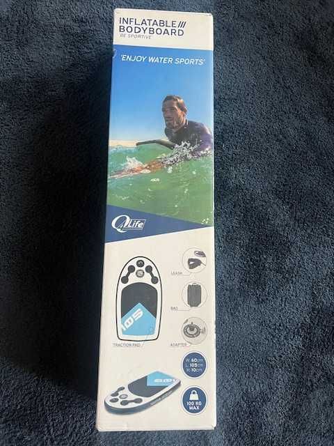 Nadmuchiwana deska Bodyboard Surfingowa Q4Life Nowa