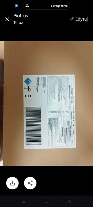 Racja żywnościowa 12 godzinna