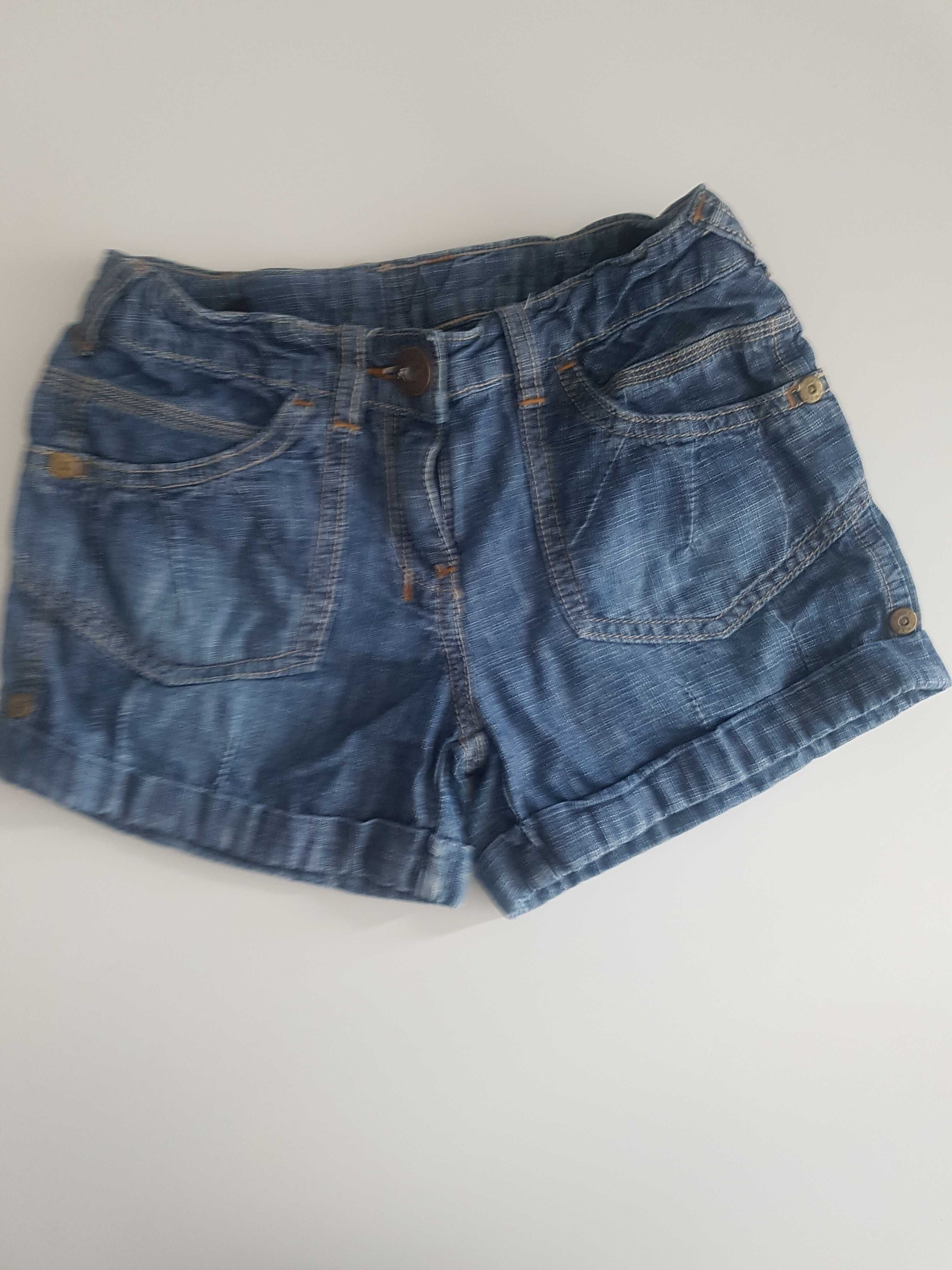 Spodenki jeans 122