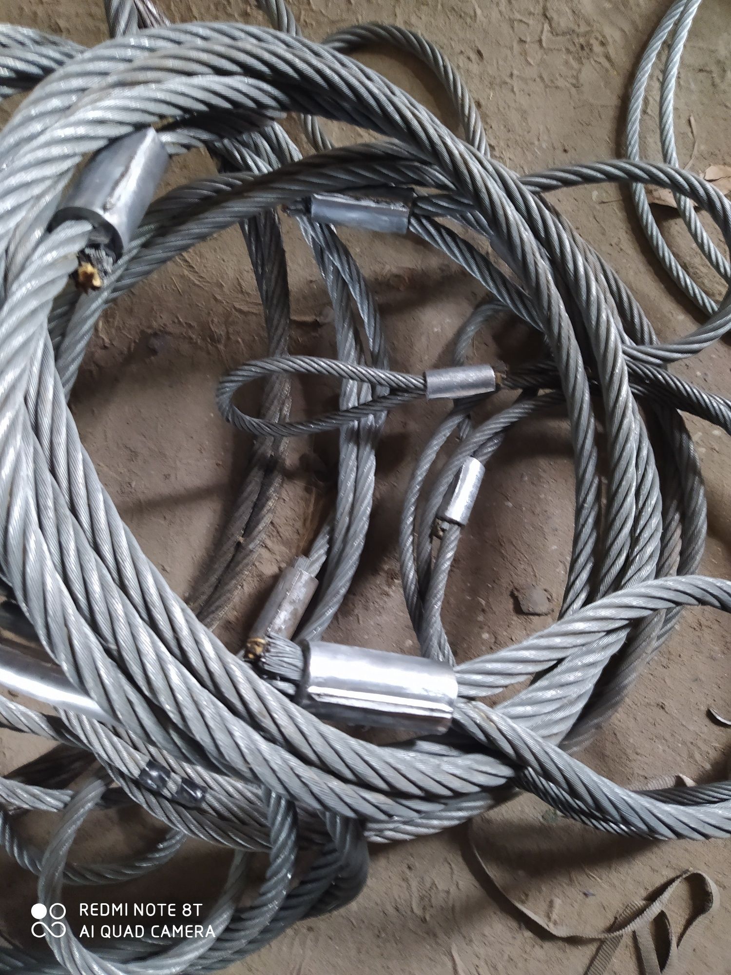 Lina stalowa 10mm, 12mm do zgarniaczy